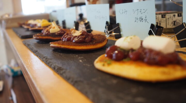 arranged dorayaki