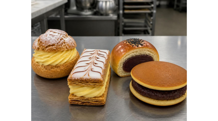 Traditional anko and French pastry cream serve a similar role inside a dessert—but they are built on entirely different ideas of craftsmanship.